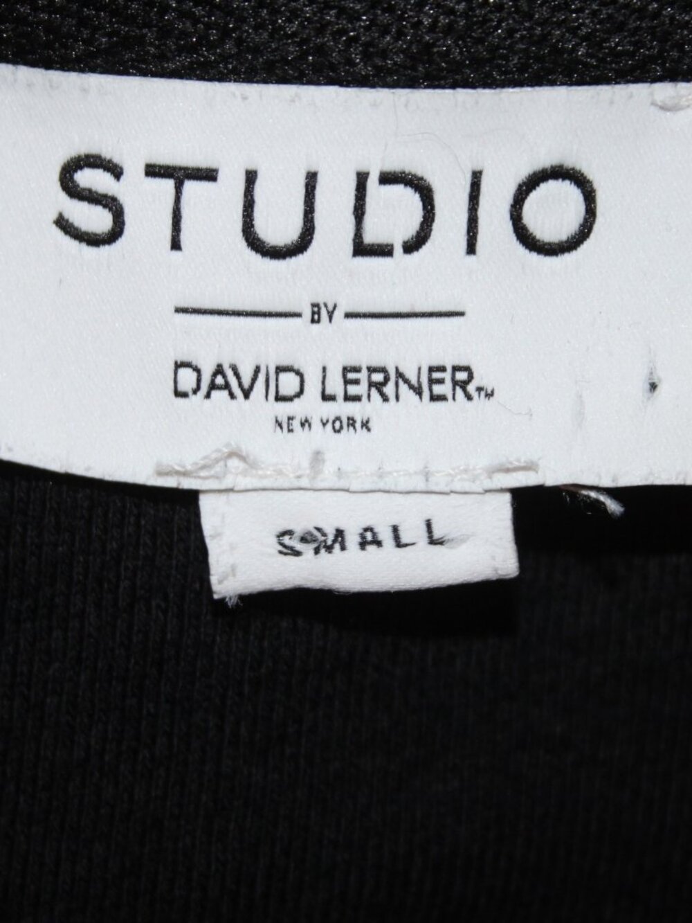 David Lerner Sweater Sz S S Studio Sz S Black Red New York Cotton Rayon Sweater - Picture 5 of 10